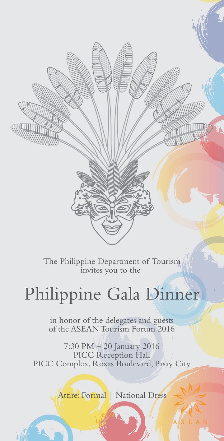Invitation to Welcome Reception & Dinner